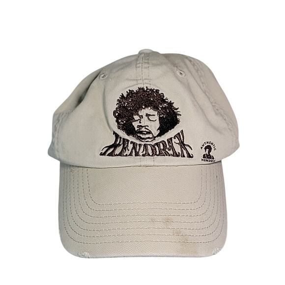 Hybrid Embroidered Hendrix Adjustable Back Hat Brown and Beige - Picture 1 of 9